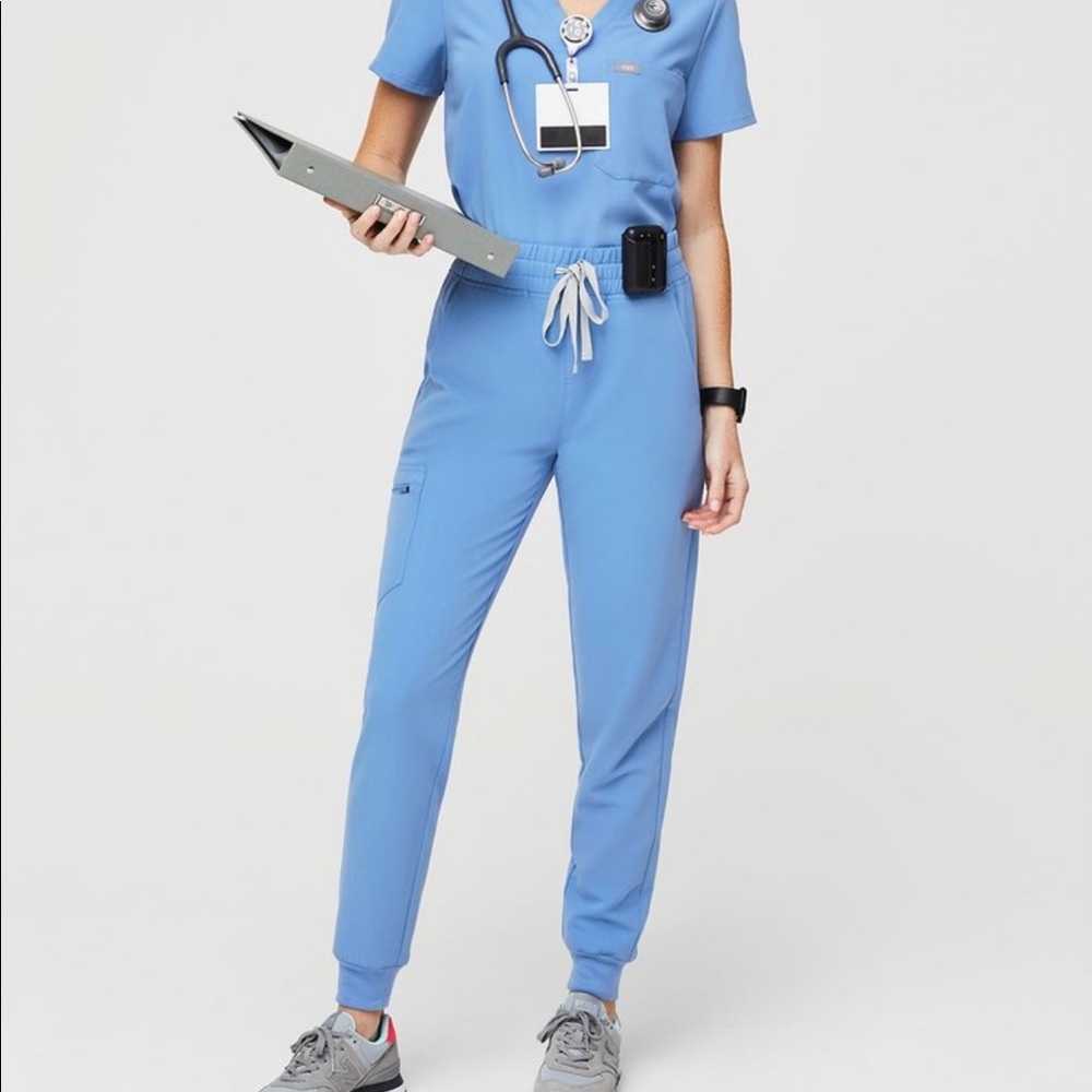 Figs Scrubs - Zamora high-waisted jogger - small regular